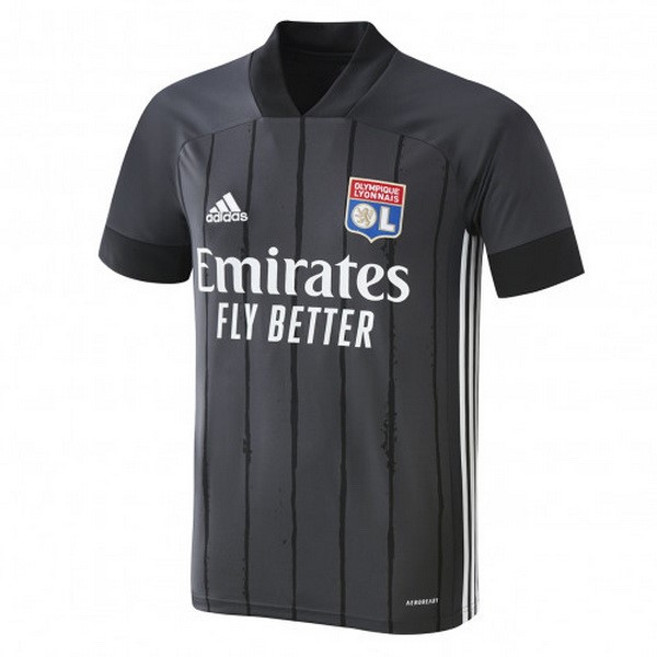 Camiseta Lyon Replica Segunda Ropa 2020/21 Negro